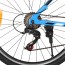 Велосипед горный MTB Profi SIRIUS 26 дюймов, рама 18", черно-голубой (G26SIRIUS A26.1)