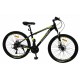 Велосипед 26 д. MTB2602-4 алюм.рама 13", SHIMANO 21SP, швидкознім.кол., чорно-салатовий