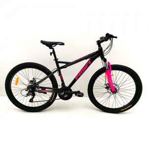 Велосипед гірський MTB Profi BELLE 26 дюймів, рама 17 ", малиново-чорний (G26BELLE A26.2)