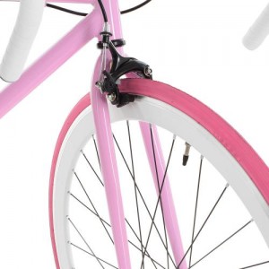 Велосипед трековый Profi FIX 28 дюймов, рама 19", розовый (FIX26C701-2H)