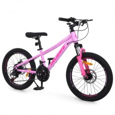 Велосипед PROFI DELICATE 20 д. DL-2001 стальной.рама 11",SKD85%,SAIGUAN 21SP,скоростн.кол.,промподш.,розовый Велосипед PROFI DELICATE 20 д. DL-2001 стальной.рама 11",SKD85%,SAIGUAN 21SP,скоростн.кол.,промподш.,розовый