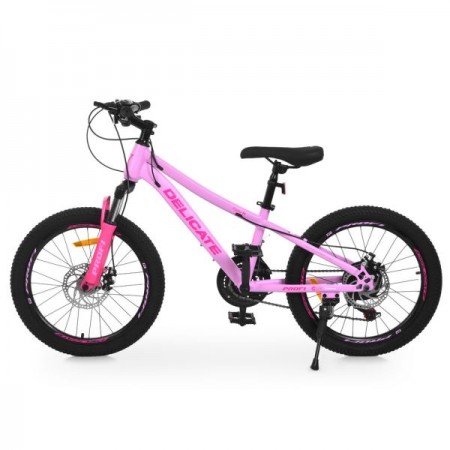 Велосипед PROFI DELICATE 20 д. DL-2001 стальной.рама 11",SKD85%,SAIGUAN 21SP,скоростн.кол.,промподш.,розовый Велосипед PROFI DELICATE 20 д. DL-2001 стальной.рама 11",SKD85%,SAIGUAN 21SP,скоростн.кол.,промподш.,розовый