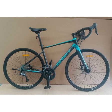 Велосипед Гравійний Corso "Infinity" FN-28420 рама алюмінієва 19``, обладнання Shimano SORA 18 швидкостей, вилка карбонова, зібран на 75