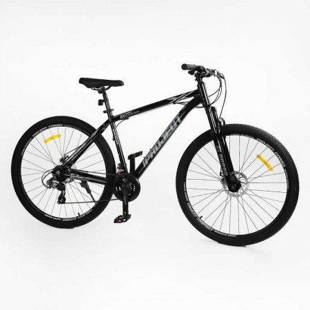 Велосипед спортивный Corso 29" дюймів «Project» T-29934 рама алюмінієва 19’’, обладнання Saiguan 21 швидкість, зібран на 75 Велосипед спортивный Corso 29" дюймів «Project» T-29934 рама алюмінієва 19’’, обладнання Saiguan 21 швидкість, зібран на 75
