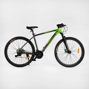 Велосипед Спортивный Corso “Leroi” 27.5" LR-27036/29036 рама алюминиевая 19``, оборудование L-TWOO 27 скоростей, вилка MOMA, собран на 75