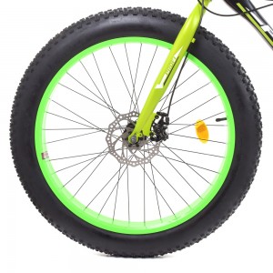 Велосипед фэтбайк Profi POWER 26 дюймов, рама 17", зелено-черный (EB26POWER 1.0 S26.2)