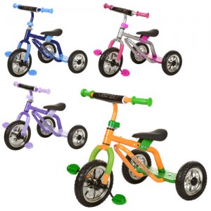 Трехколесный велосипед Prof1 Kids M 0688-1, EVA колеса, микс цветов