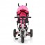 Велосипед триколісний з ручкою дитячий Turbo Trike M 3113-10 EVA колеса, рожевий