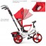 Велосипед триколісний з ручкою дитячий Turbo Trike M 3113-3 EVA колеса, червоний