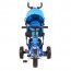 Велосипед триколісний з ручкою дитячий Turbo Trike M 3113-5 EVA колеса, блакитний