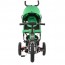 Велосипед трехколесный с ручкой детский Turbo Trike M 3113A-N4 надувные колеса, зеленый