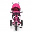 Велосипед трехколесный с ручкой детский Turbo Trike M 3115 - 6HA, надувные колеса, розовый