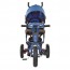 Велосипед трехколесный с ручкой детский Turbo Trike M 3115HA-11, надувные колеса, синий