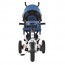 Велосипед триколісний з ручкою дитячий Turbo Trike M 3115HAJ-7, надувні колеса, джинс синій