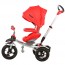 Велосипед триколісний з ручкою дитячий Turbo Trike M 3196 A, надувні колеса, червоний