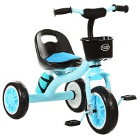 Трехколесный велосипед Turbo Trike M 3197-4, EVA колеса, голубой