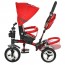 Велосипед трехколесный с ручкой детский Turbo Trike 3199-3HA надувные колеса, красный