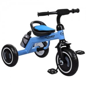 Трехколесный велосипед Turbo Trike M 3648-4, EVA колеса, голубой