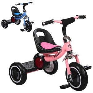 Трехколесный велосипед Turbo Trike M 3650-M-1, EVA колеса, розовый и голубой