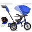 Велосипед триколісний з ручкою дитячий Turbo Trike M 4057-10, надувні колеса, синій