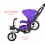 Велосипед трехколесный с ручкой детский Turbo Trike M AL 3645A-8 надувные колеса, алюминиевая рама,  фиолетовый