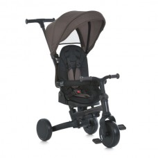 Велосипед MT 1036 brown 3 кол.EVA (8/7),алюм.рама,поворот,складн., коричневий