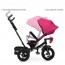 Велосипед трехколесный с ручкой детский Turbo Trike М 5448 HA-6, надувные колеса, розовый