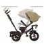 Велосипед триколісний з ручкою дитячий Turbo Trike М 5448 HA-7L, надувні колеса, льон, бежевий