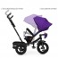 Велосипед трехколесный с ручкой детский Turbo Trike М 5448 HA-8, надувные колеса, фиолетовый