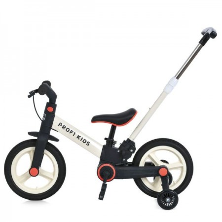 Велосипед-трансформер PROFI KIDS 12 д. MB 1021-2 3в1, 2 колеса,гума (антипрокол), стал.рама, кермо,білий, нейлон.вилка, обід РР, ексцентрик сид, бат.ручка, складний Велосипед-трансформер PROFI KIDS 12 д. MB 1021-2 3в1, 2 колеса,гума (антипрокол), стал.рама, кермо,білий, нейлон.вилка, обід РР, ексцентрик сид, бат.ручка, складний