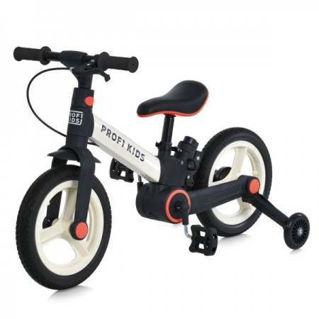Велосипед-трансформер PROFI KIDS 12 д. MB 1021-2 3в1, 2 колеса,гума (антипрокол), стал.рама, кермо,білий, нейлон.вилка, обід РР, ексцентрик сид, бат.ручка, складний Велосипед-трансформер PROFI KIDS 12 д. MB 1021-2 3в1, 2 колеса,гума (антипрокол), стал.рама, кермо,білий, нейлон.вилка, обід РР, ексцентрик сид, бат.ручка, складний