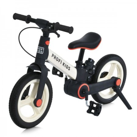 Велосипед-трансформер PROFI KIDS 12 д. MB 1021-2 3в1, 2 колеса,гума (антипрокол), стал.рама, кермо,білий, нейлон.вилка, обід РР, ексцентрик сид, бат.ручка, складний Велосипед-трансформер PROFI KIDS 12 д. MB 1021-2 3в1, 2 колеса,гума (антипрокол), стал.рама, кермо,білий, нейлон.вилка, обід РР, ексцентрик сид, бат.ручка, складний