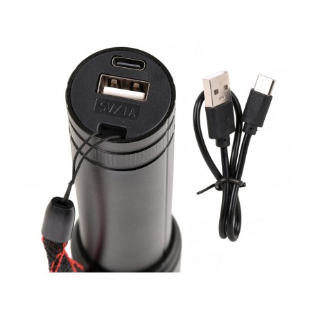 Фонарик аккумуляторный для велосипеда USB, 14х35х35см, VL97750