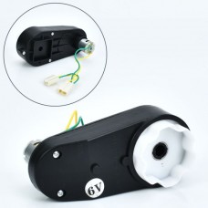 Редуктор в сборе с мотором M 5788, M 5789-GEAR BOX к толокару M 5788, M 5789, 6V, RPM17000, отвір під вісь 10мм, довжина