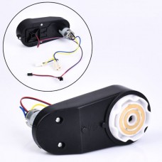 Редуктор в сборе с мотором M 6142,M 6143-L-GEAR BOX Лівій, до мотоцикла M 6142, M 6143, 12V, RPM6000, відвір під вісь 10мм, довжина