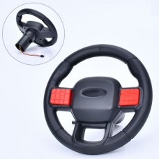 Дитяче кермо BabyToys M 5833 для джипа з металом