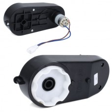 Рульовий редуктор M 6038-ST GEAR до трактору M 6038, 12V, RPM8000, отвір під вісь 10мм, довжина 17см