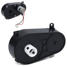 Рульовий редуктор M 6364-ST GEAR до машини M 6364, 12V, RPM7000, отвір під вісь 12мм, довжина 14см