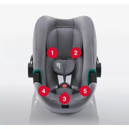 Дитяче автокрісло Britax-Romer Dualfix Plus темно-сірий