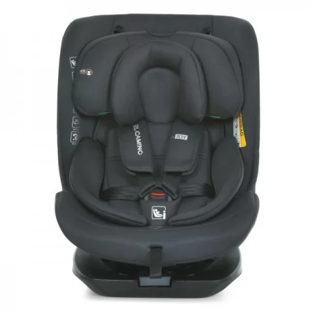 Дитяче автокрісло El Camino i-JOY ME 1205 Antracite i-SIZE R129, зріст дит.40-150см (від народж.до 36кг або 12р.), Top Tether, isofix, 360?, темно-сір