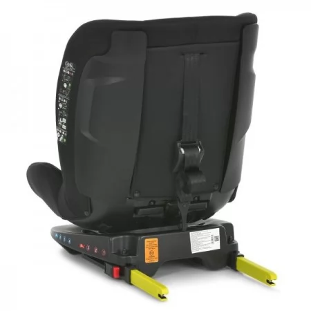 Дитяче автокрісло El Camino i-JOY ME 1205 Black i-SIZE R129, зріст дит.40-150см (від народж.до 36кг або 12р.), Top Tether, isofix, 360?, чорний