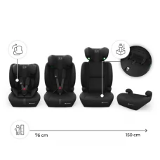 Автокресло Kinderkraft Comfort Up 2 Plus i-Size черный KCCOUP02BLKPL00 