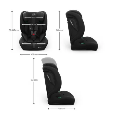 Автокресло Kinderkraft Comfort Up 2 Plus i-Size черный KCCOUP02BLKPL00 
