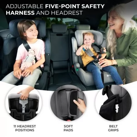 Дитяче автокрісло Kinderkraft Comfort Up i-Size сірий KCCOUP02GRY0000