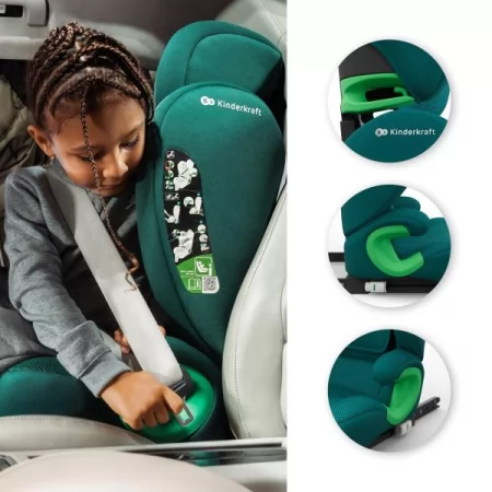 Автокресло Kinderkraft Junior Fix 2 Plus i-Size Green KCJUFI20GREPL0N Автокресло Kinderkraft Junior Fix 2 Plus i-Size Green KCJUFI20GREPL0N