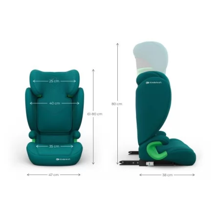 Автокресло Kinderkraft Junior Fix 2 Plus i-Size Green KCJUFI20GREPL0N Автокресло Kinderkraft Junior Fix 2 Plus i-Size Green KCJUFI20GREPL0N