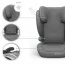 Автокрісло Kinderkraft Junior Fix 2 Plus i-Size Grey KCJUFI20GRYPL0N