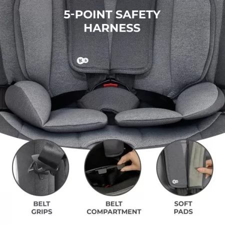 Автокресло Kinderkraft Oneto3 i-Size Isofix серый KCONE300GRY0000 Автокресло Kinderkraft Oneto3 i-Size Isofix серый KCONE300GRY0000