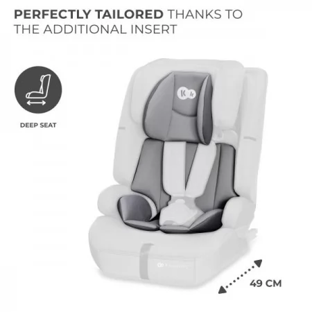Автокрісло Kinderkraft Safety Fix 2 i-Size Isofix сірий KCSAFI02GRY0000