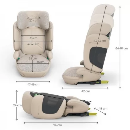 Автокрісло Kinderkraft Xpand 2 PRO i-Size Beige KCXPPR02BEG0000